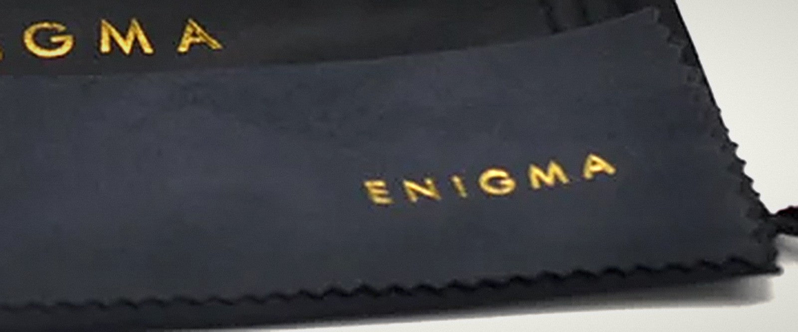 The ENIGMA microfibre pouch and cleaning cloth